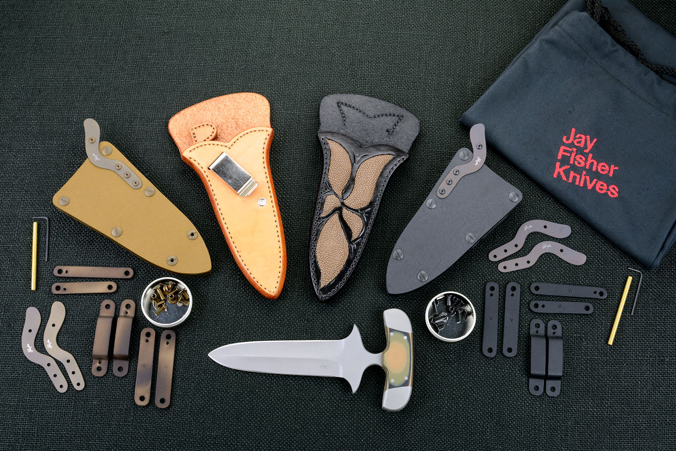 "Vindicator" Tactical Combat Counterterrorism Push/punch dagger with complete accessory package including multiple sheaths in coyote brown, black, inside waistband natural leather and exotic inlay leather dress, all mounting accessories, hardware, and tools "Vindicator" Tactical Combat Counterterrorism Push/punch dagger with complete accessory package including multiple sheaths in coyote brown, black, inside waistband natural leather and exotic inlay leather dress, all mounting accessories, hardware, and tools